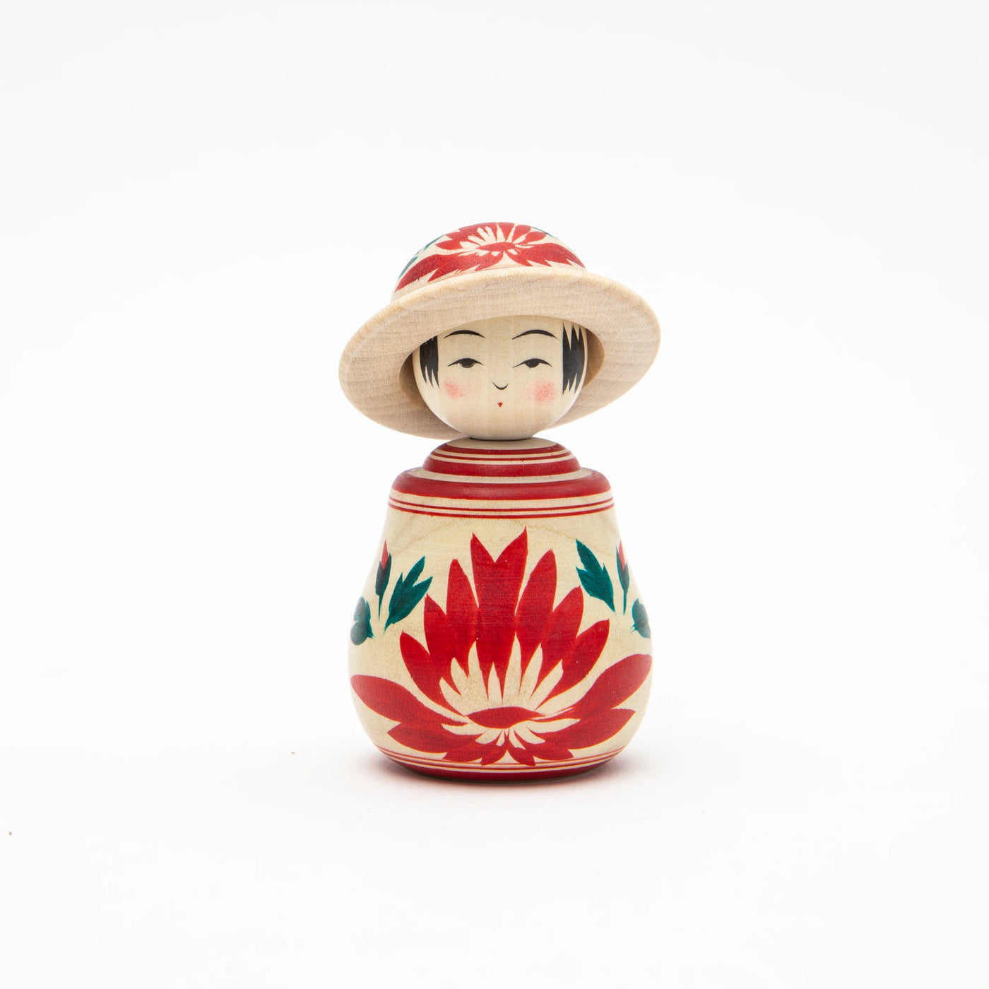 Kakizawa Boshi Nemariko Kokeshi Doll