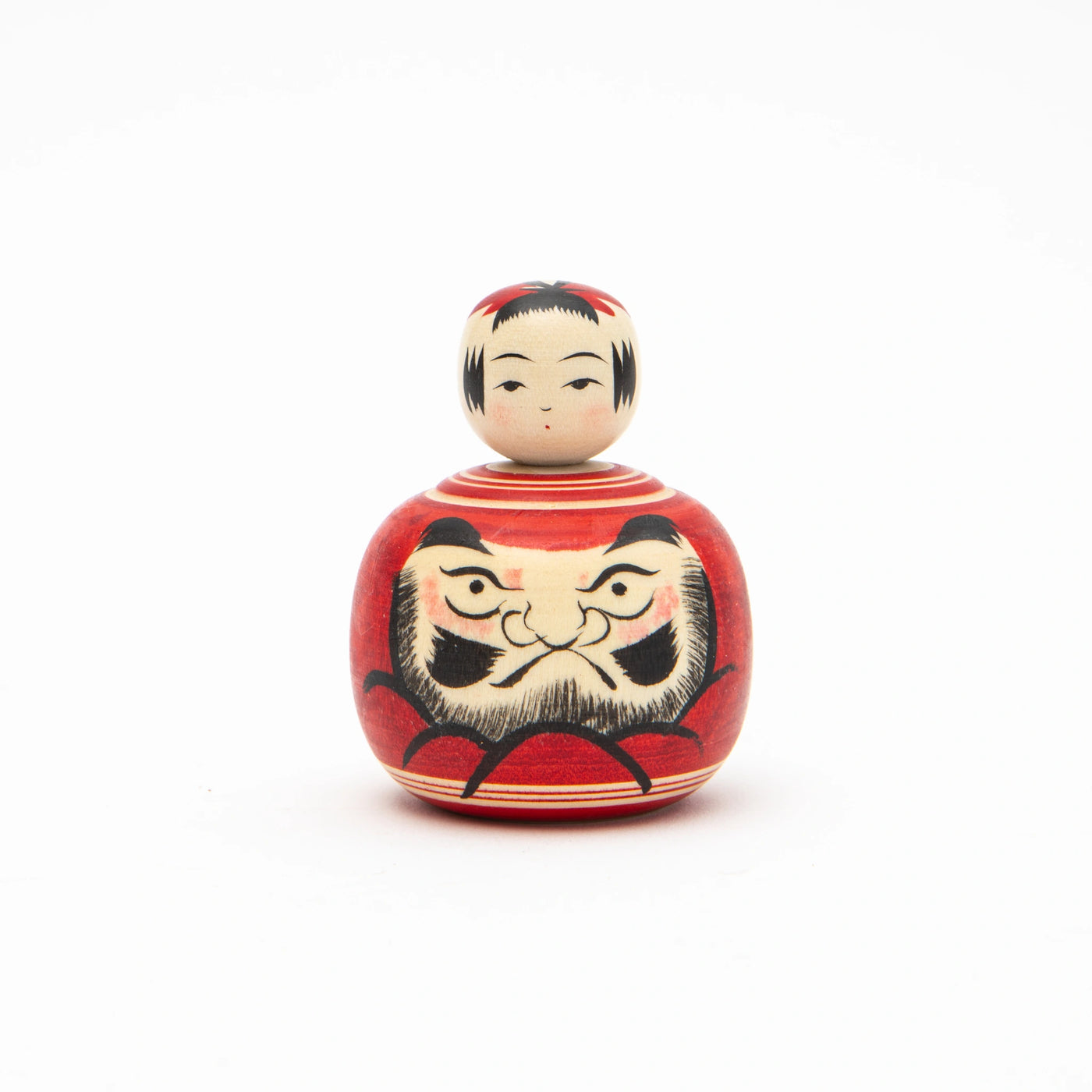 Kakizawa Daruma Ejiko Kokeshi Doll