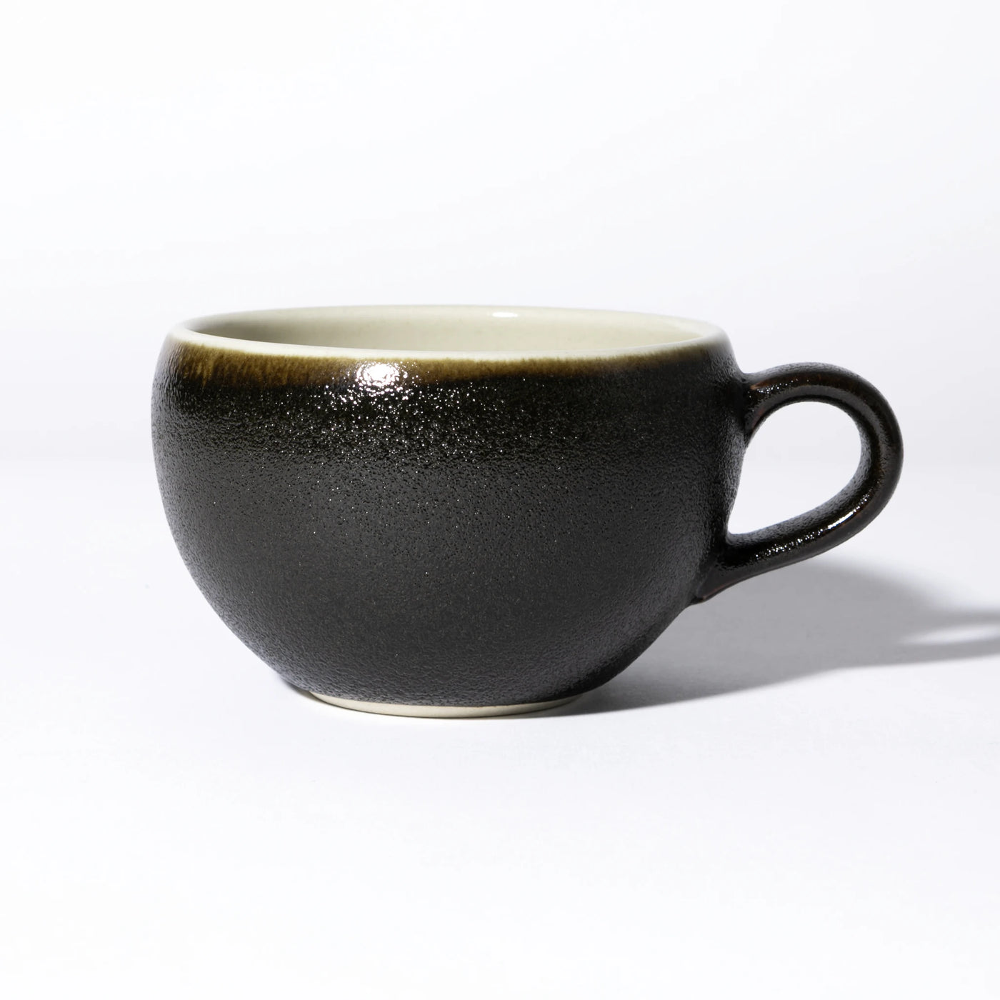 Tsukamoto Mashiko Ware Traditional Glaze Soup Cup Black