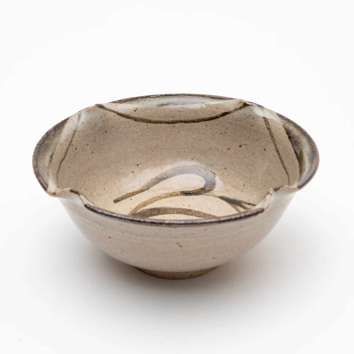 Nakazato Tarouemon E-Karatsu Silver Glass Mukozuke Serving Dish