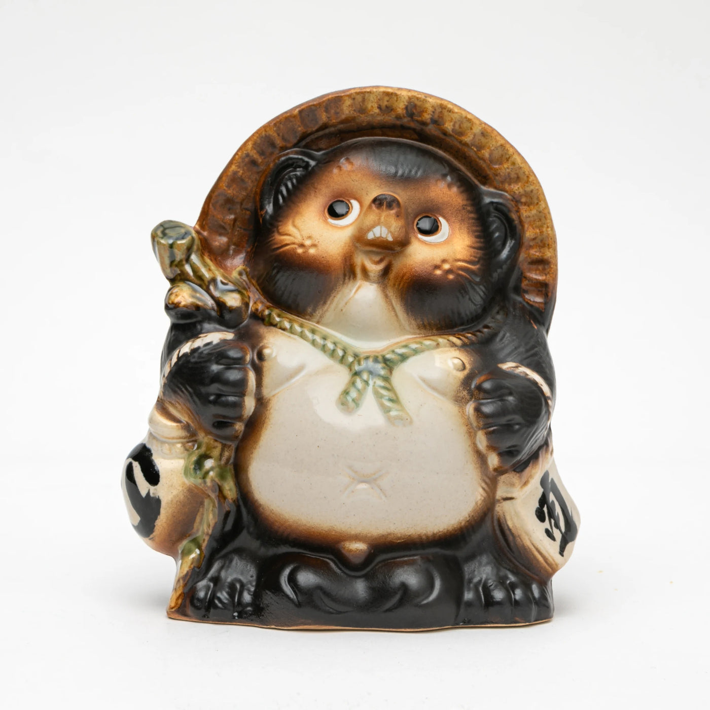 Maruichi Shigaraki Ware Fukufuku Tanuki Figurine Male